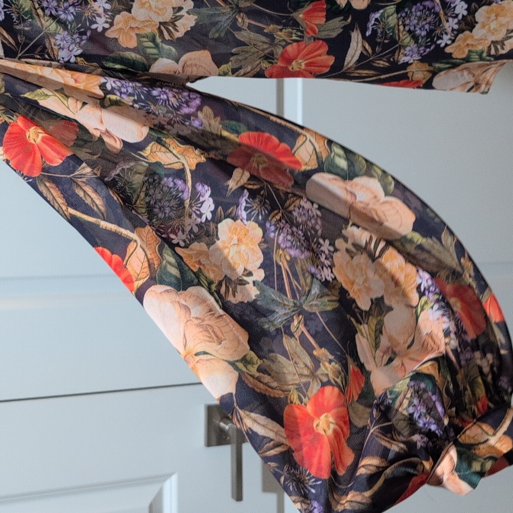 NWT Chicos Trapunto Floral Blouse - Picture 5 of 13